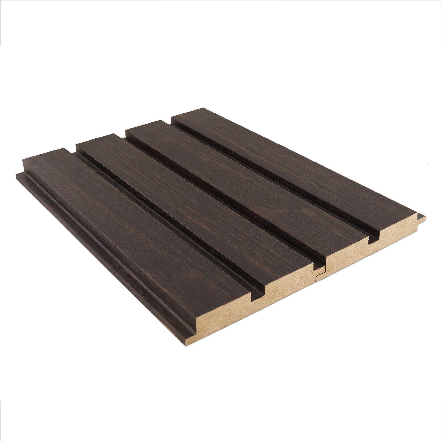 MDF Legno Series 18 mm Louvers/Panels | 9 Ft x 4.7 inch | 163 F Bog Oak| Image 1